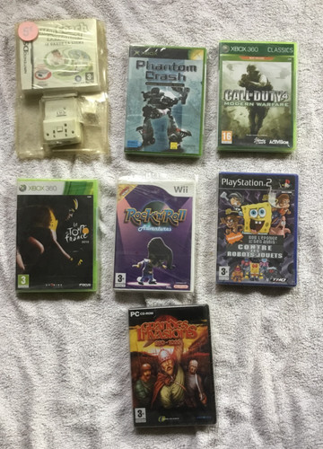 Lot jeux blisters abimes - blisters,