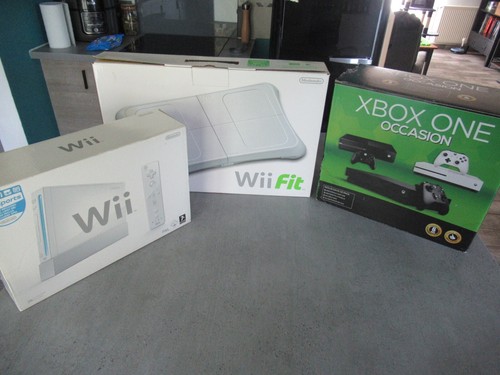 Lot boites vides consoles - lot, /