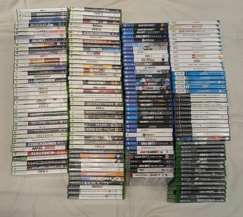 Scratched 165x video games - 165x,